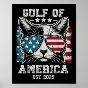 US-amerikanische Flagge - Golf von Mexiko 2 Poster