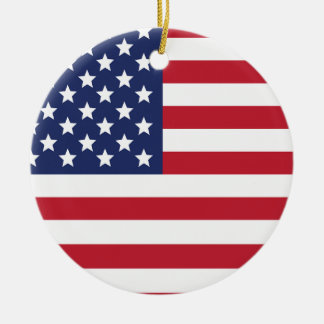 US-amerikanische Flagge Keramik Ornament