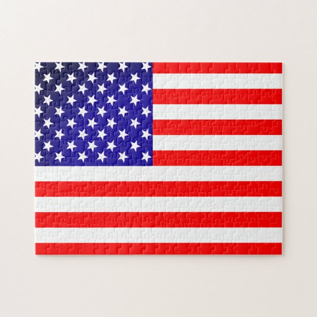 US-amerikanische Flagge Puzzle (Horizontal)