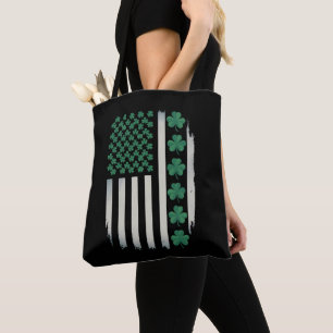 US-amerikanische Flagge Shamrocks St Patricks Day