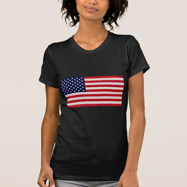 US-amerikanische Flagge T-Shirt (Vorderseite)