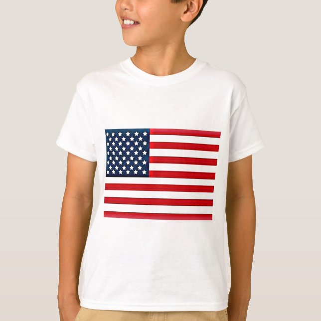 US-amerikanische Flagge T-Shirt (Vorderseite)