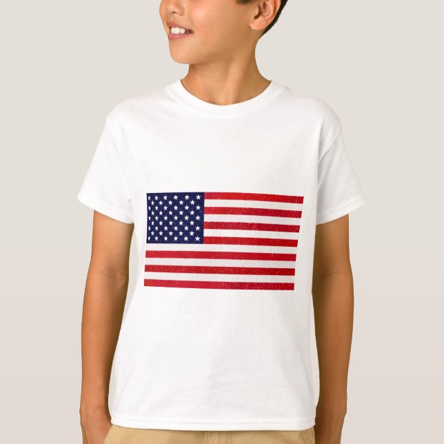 US-amerikanische Flagge T-Shirt (Vorderseite)