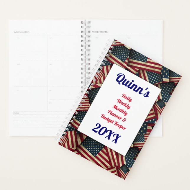 US-amerikanische Flaggen Planer (Anzeige)