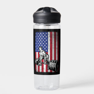US-amerikanische Flaggengewichtung Trinkflasche