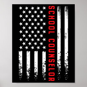 US-amerikanische Flaggenschulberatung 4. Poster