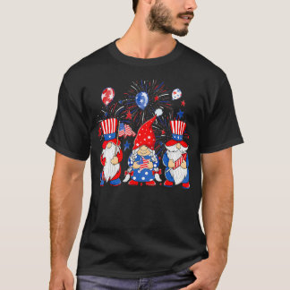 US-amerikanische Gnome 4. Juli Unabhängigkeit für  T-Shirt