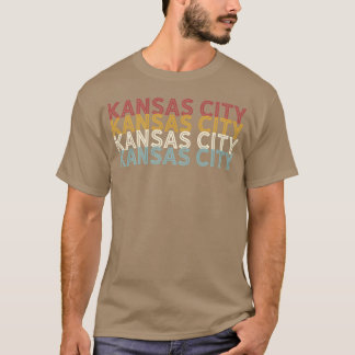 Us Amerikanische Stadt 70er Jahre Usa Kansas City T-Shirt