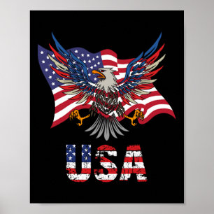 US-amerikanische USA 4. Poster