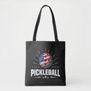 US-amerikanischer-Flagge-Pickleball-Spieler