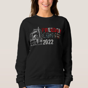 US-amerikanischer Flaggenfreiheitskonvoi 2022 für Sweatshirt