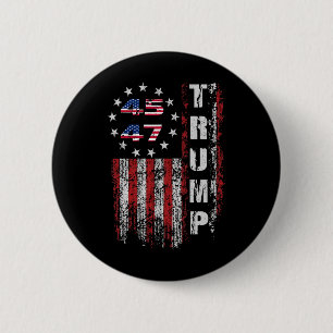 US-amerikanischer Made Trump Merchandise Flag Trum Button