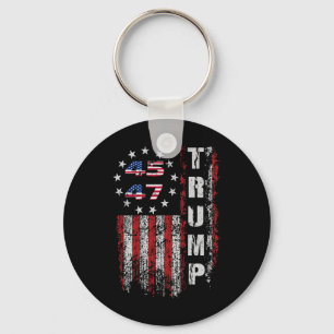 US-amerikanischer Made Trump Merchandise Flag Trum Schlüsselanhänger