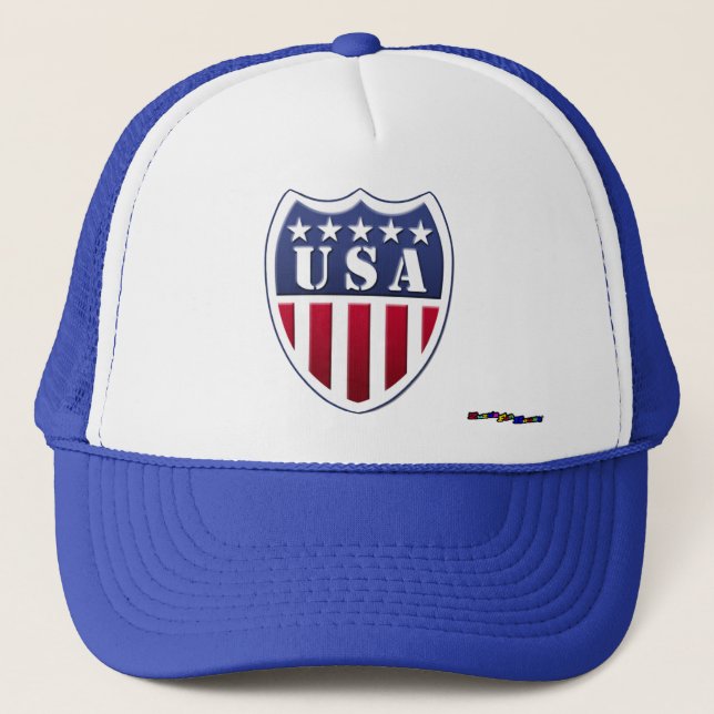 US-amerikanischer Schild Truckerkappe (Vorderseite)