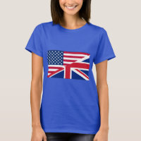 US-amerikanischer und britischer T - Shirt mit dop