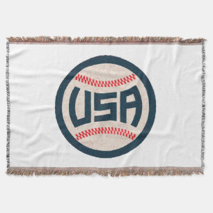 US-amerikanisches Baseballteam Decke