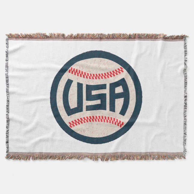 US-amerikanisches Baseballteam Decke (Vorderseite)