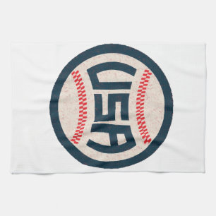 US-amerikanisches Baseballteam Geschirrtuch