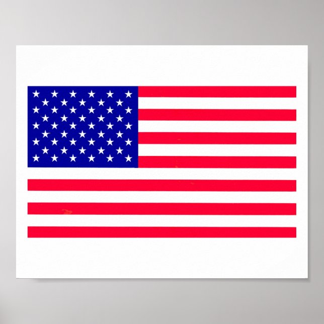 US-amerikanisches Flaggenposter Poster (Vorne)