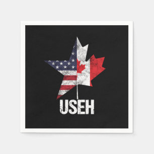US-amerikanisches kanadisches Kanada Vereinigte St Serviette
