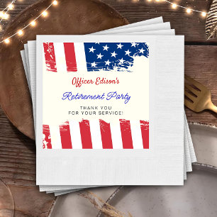 US-amerikanisches Party für das militärische Ruhes Serviette