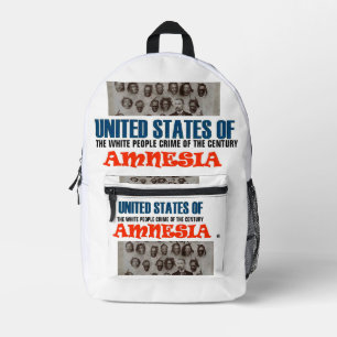 US AMNESIE  Tasche Druck Schneiderei Rucksack