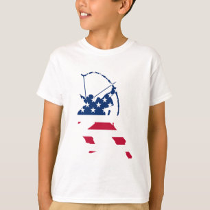 US Archery American Flag T-Shirt