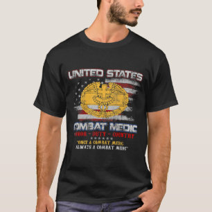 US-Armee-Kampfmediziner-Veteran-Medizin-Militär-Fl T-Shirt