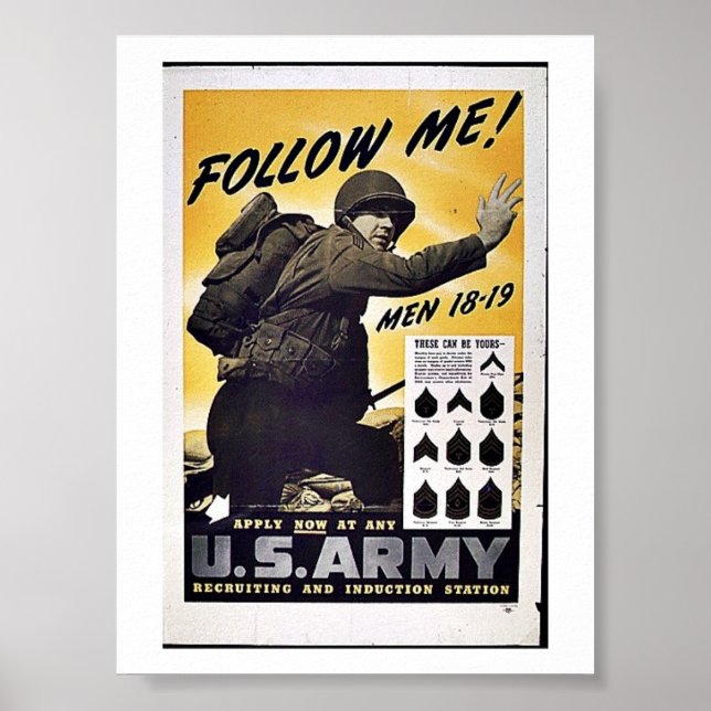 US-Armee Poster (Vorne)