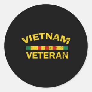 US-Armee Vietnam Veteran Vintagen US-Soldaten Viet Runder Aufkleber