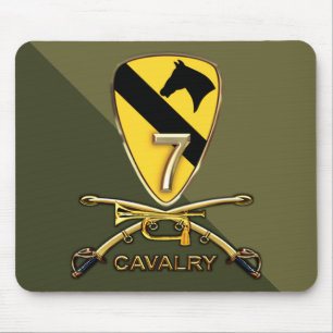 US.Army 7. Kavallerie-Regiment Mousepad