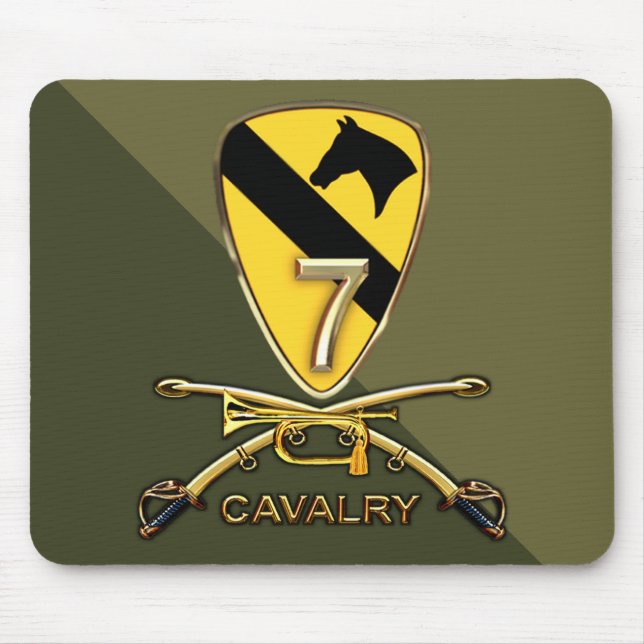 US.Army 7. Kavallerie-Regiment Mousepad (Vorne)
