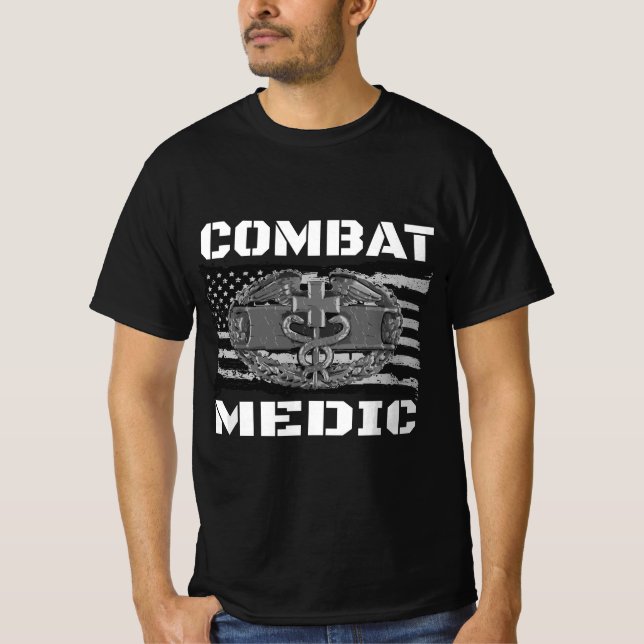 US ARMY Combat Medic T-Shirt, Perfect Veteran Medi T-Shirt (Vorderseite)