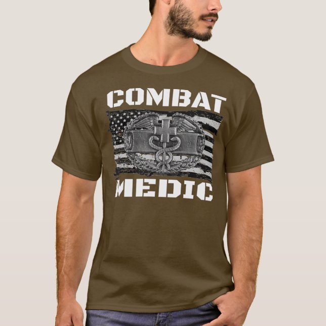 US ARMY Combat Medic T-Shirt Perfect Veteran Medic (Vorderseite)