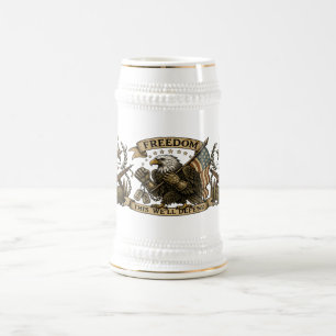 US Army Eagle Patriotischer Kaffeebecher OEH Vet Bierglas