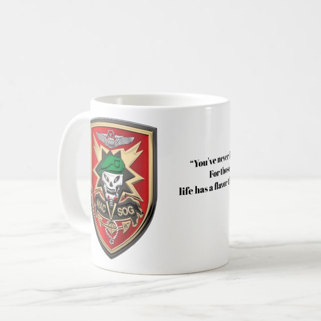 US Army MACV SOG Kaffeetasse (Vorderseite Links)