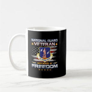 US Army National Guard Veteran Amerikanische Flagg Kaffeetasse