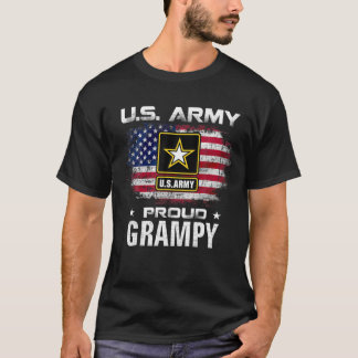 US Army Stolz mit amerikanischer Flagge Geschenk V T-Shirt