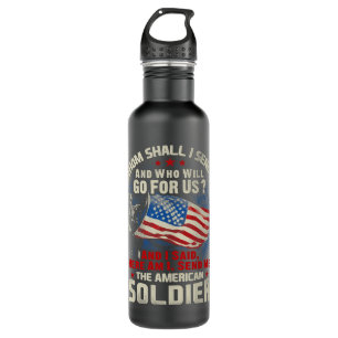 US-ARMY Veteran für Veteran-Tag Geschenk 34 Edelstahlflasche