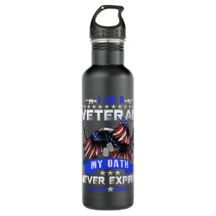 US-ARMY Veteran für Veteran-Tag Geschenk Idee 1 Edelstahlflasche