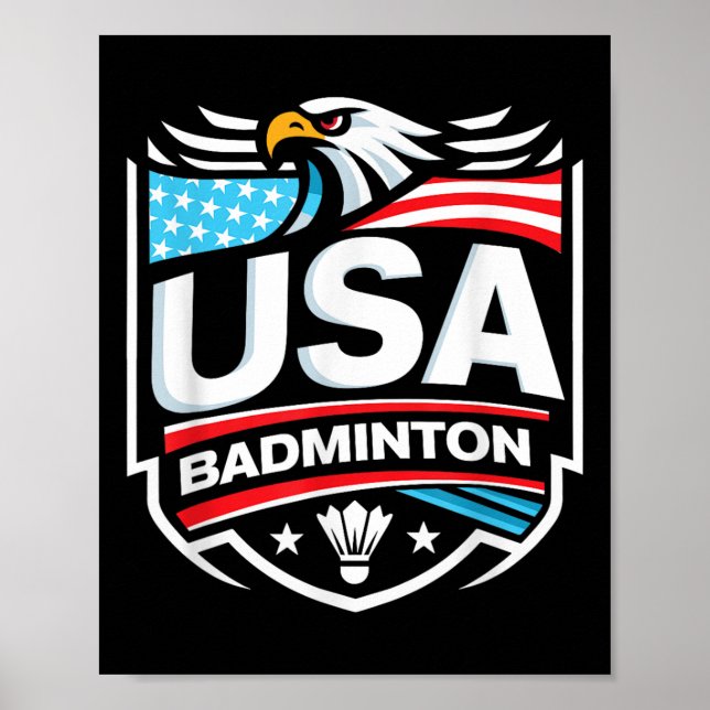 US-Badminton  Poster (Vorne)