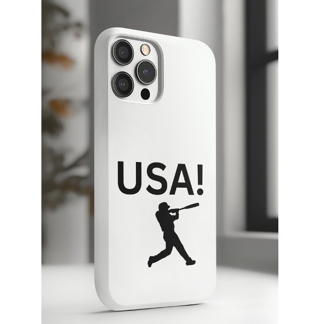 US-Baseballspieler mit Punkt als Kugel Case-Mate iPhone Hülle (Von Creator hochgeladen)