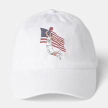 US-Basketball-Slam-Dunk-Amerikanische-Flagge-Farbk