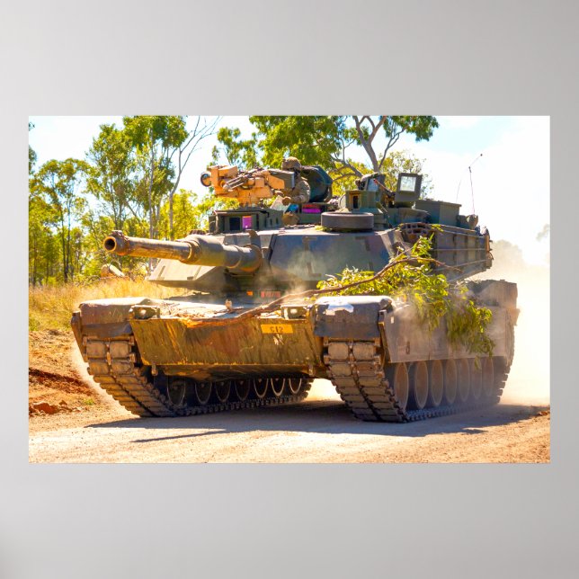 US-BATTANK - M1 ABRAMS POSTER (Vorne)