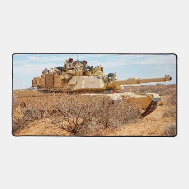 US-BATTANK - M1 ABRAMS SCHREIBTISCHUNTERLAGE (Vorderseite)