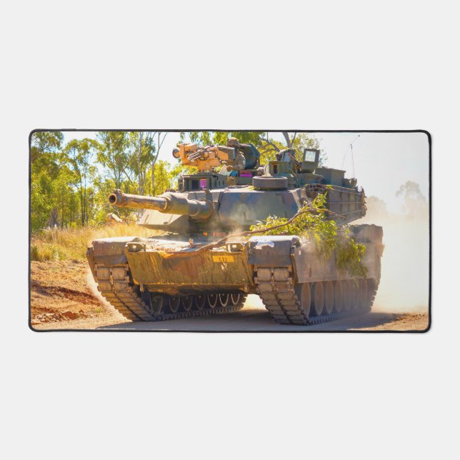 US-BATTANK - M1 ABRAMS SCHREIBTISCHUNTERLAGE (Vorderseite)