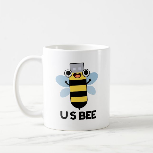 US Bee Funny USB Technical Pub Kaffeetasse (Links)