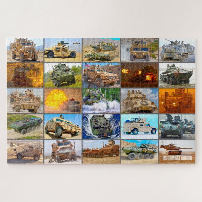 US-BEKÄMPFUNGSARMOR "MONTAGE" PUZZLE (Horizontal)