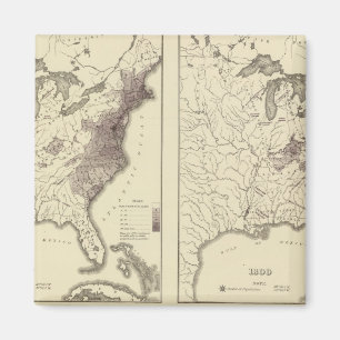 US-Bevölkerung 1790-1820 Magnet