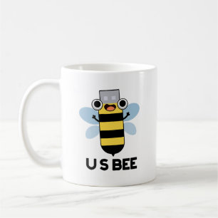 US-Biene lustiger USB technischer Wortwitz Kaffeetasse